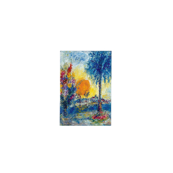 "Sous le Palmier (Cap d'Antibes)" magnet - Marc Chagall
