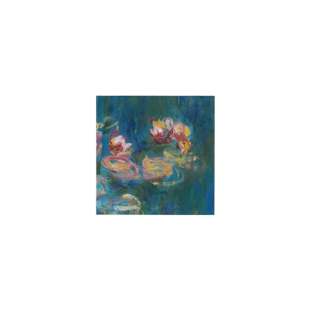 Magnet les nymphéas aux reflets verts de Claude Monet.