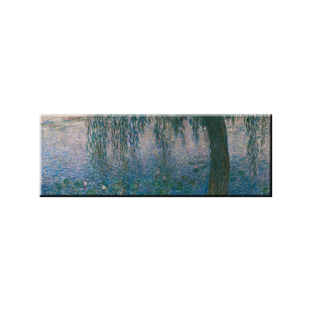 Magnet Monet  - The Water Lilies: Clear Morning with Willows
