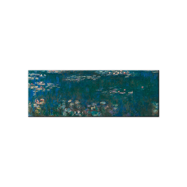 Magnet Claude Monet - Les Nymphéas : Reflets verts