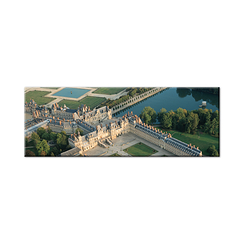 "Aerial view of Fontainebleau" - Magnet
