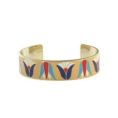 Bracelet jonc Imenhetep aux lotus