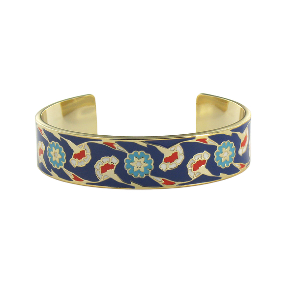 Bangle bracelet Cini Flowers Blue