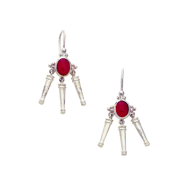 Greek earrings with pendants