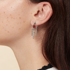 Earrings with pendants Greek