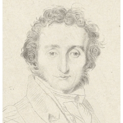 Portrait de Paganini, violoniste et compositeur - Ingres