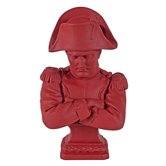 Buste de l'empereur Napoléon - Rouge empire