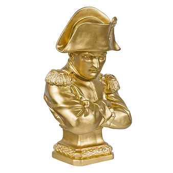 Buste de l'empereur Napoléon - Or conquérant