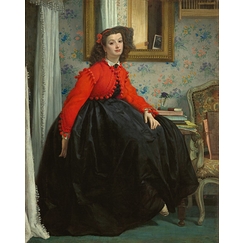 Portrait de Mlle L.L' (détail), 1864