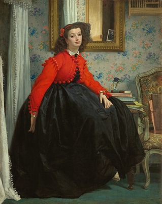 Portrait de Mlle L.L' (détail), 1864