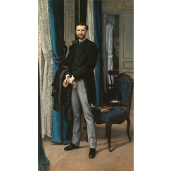 Portrait d'Aimé Seillière (détail), 1866