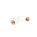 Boucles d'oreilles Renaissance Cercle Nacre-Or - Florence Buhler