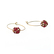 Renaissance Garnet Circle Earrings - Florence Buhler