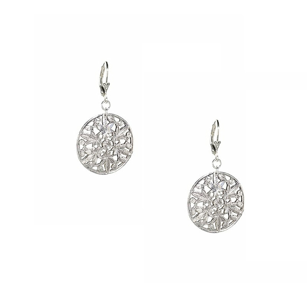 Officer Silver Earrings - Anna Rivka