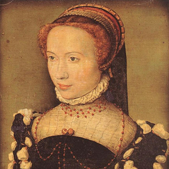 Collier Renaissance Rouge & Doré - Florence Buhler