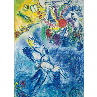 Marc Chagall - The Creation of Man Poster