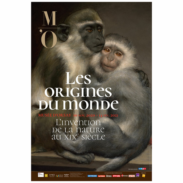 Exhibition poster - The Origins of the World. The Invention of Nature in the 19th Century