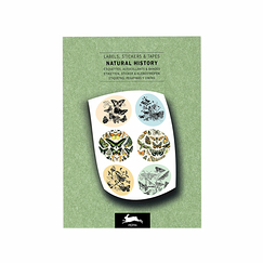 Livret d'étiquettes et d'autocollants Histoire naturelle - The pepin Press