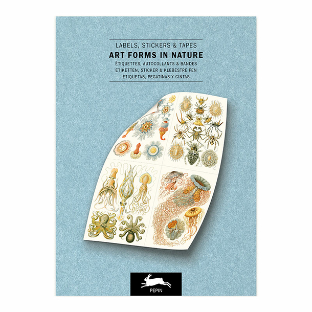 Livret d'étiquettes, autocollants et bandes Formes d'art dans la nature -  The Pepin Press