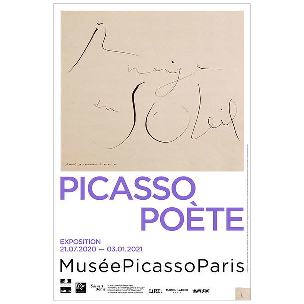 Exhibition poster - Picasso poet