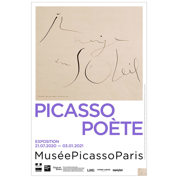 Affiche de l'exposition - Picasso poète