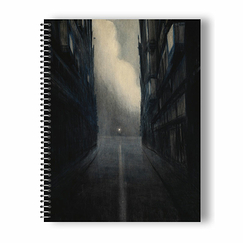 Spiral Notebook Spilliaert - Hofstraat, Ostende