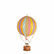 Ballon décoratif à rayures - Arc-en-ciel Pastel - Petit modèle - Authentic Models