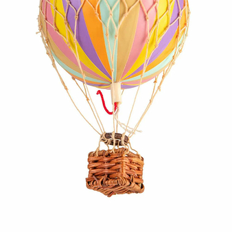 Ballon décoratif à rayures - Arc-en-ciel Pastel - Petit modèle - Authentic Models