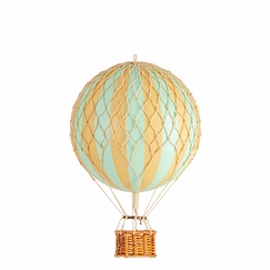 Ballon décoratif à rayures - Menthe - Moyen modèle - Authentic Models