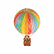 Ballon décoratif à rayures - Arc-en-ciel - Petit modèle - Authentic Models