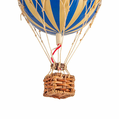 Decorative balloon with stripes - Blue - Small - Authentic Models