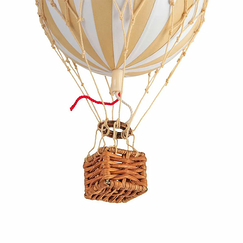 Decorative balloon with stripes - Ivory - Small - Authentic Models