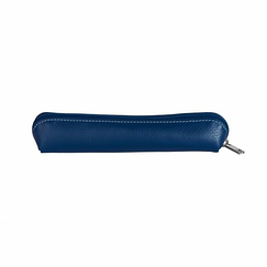 Trousse Riviera en cuir - Bleu