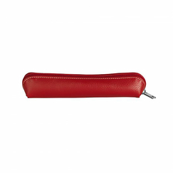 Trousse Riviera en cuir - Rouge