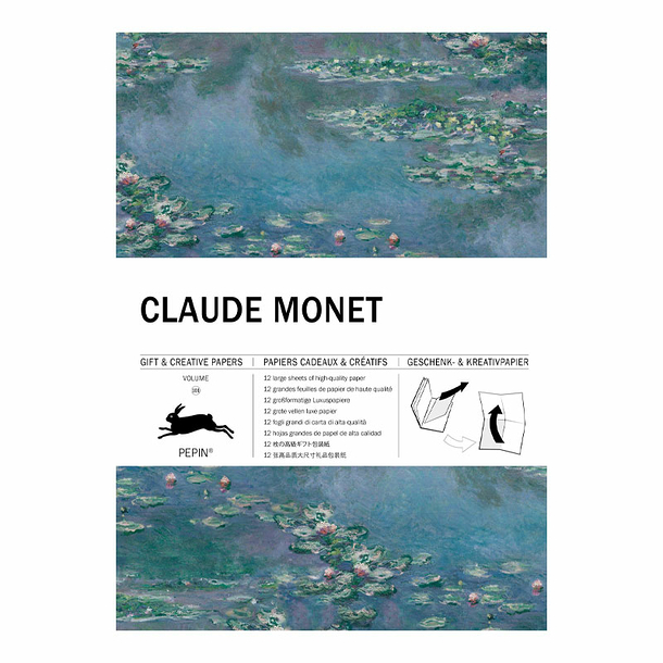 12 Gift and Creative Paper Book Claude Monet - The Pepin Press