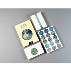 Livret d'étiquettes et d'autocollants Claude Monet - The pepin Press
