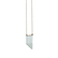 Glass necklace - Rosa Mendez (White glass)