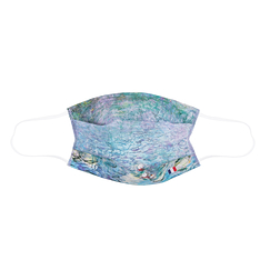 Masque réutilisable en tissu Monet - Les Nymphéas Matin