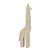 FIGURINE GIRAFE BOIS Figurine en bois d'une girafe inspirée d'une sculpture de François Pompon