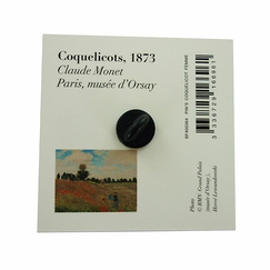 Pin's Femme à l'ombrelle tournée vers la gauche - Claude Monet
