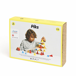 Construction and balance game Piks 24 pieces - OPPI®