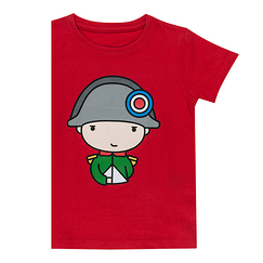 Red T-shirt for children Napoleon
