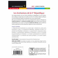 Les institutions de la Ve République