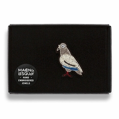 Parisian Pigeon Brooch - Macon & Lesquoy