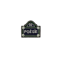 Broche Plaque de rue parisienne - Macon & Lesquoy