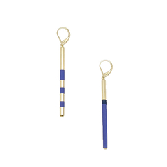 Boucles d'oreilles Savoy - Bleu