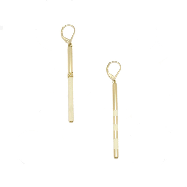 Boucles d'oreilles Savoy - Blanc