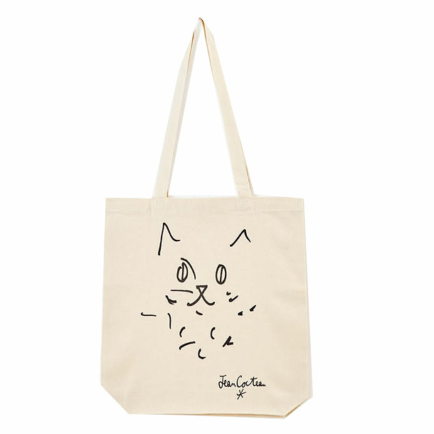 The Cat by Jean Cocteau Totebag