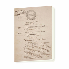 Cahier Déclaration des Droits de l'Homme et du citoyen