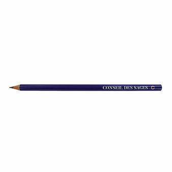 Crayon à papier du Conseil Constitutionnel bleu - Conseil des Sages